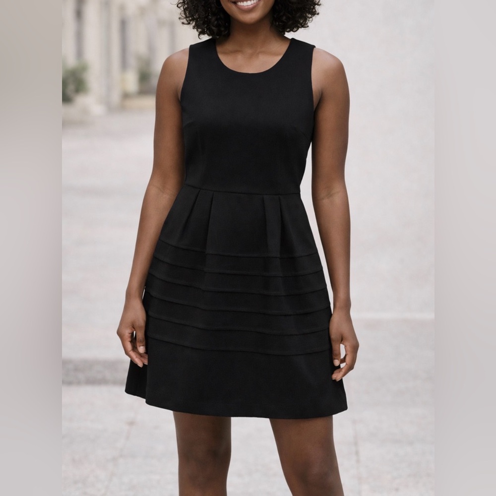 Madewell Black Sleeveless Dress with Pockets size 6